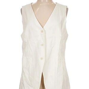 Cream Gap linen blend vest